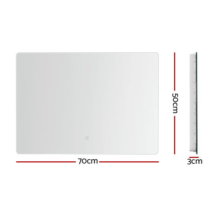 Embellir Bluetooth Makeup Mirror 80x58cm Hollywood Vanity with LED Light Wall.