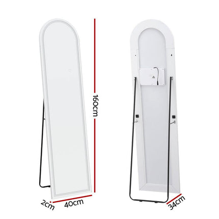 Embellir LED Full Length Mirror Floor Dressing Mirror 160cm.