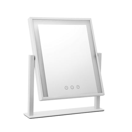Embellir Makeup Mirror 30x40cm Hollywood Vanity with LED Light Rotation White.
