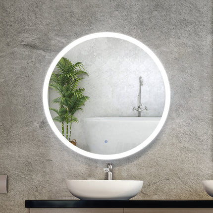 Embellir Wall Mirror 90cm with Led light Makeup Home Decor Bathroom Round Vanity.