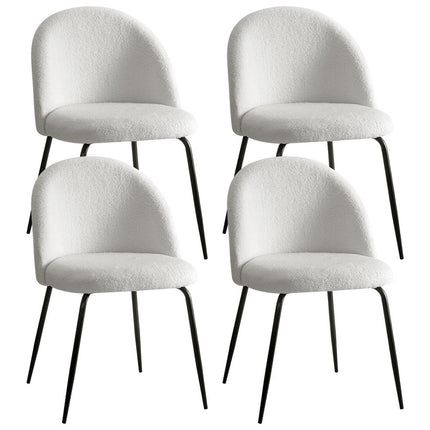 1 Set of 4 Artiss Dining Chairs White PU.