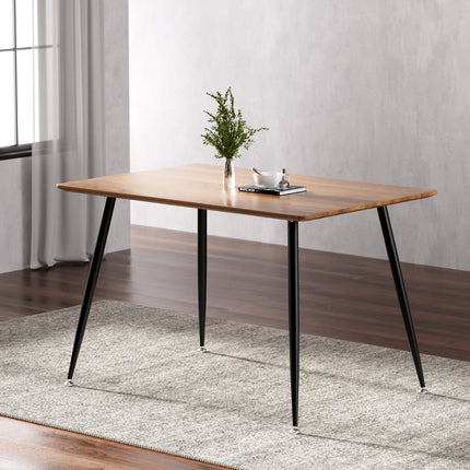 Artiss Dining Table 4 Seater Kitchen Cafe Wooden Table Rectangular 120CM.