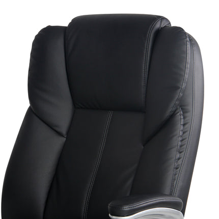 Artiss 8 Point Massage Office Chair PU Leather Black.