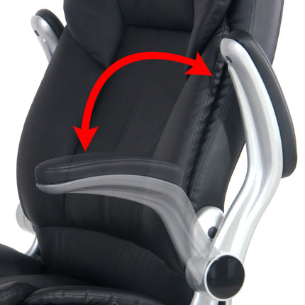 Artiss 8 Point Massage Office Chair PU Leather Black.