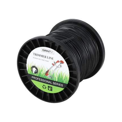Giantz 100M Whipper Snipper Trimmer Line 2.4mm Star Nylon String Cord Black.