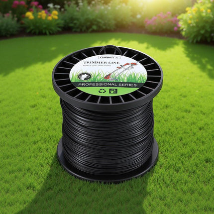 Giantz 100M Whipper Snipper Trimmer Line 2.4mm Star Nylon String Cord Black.