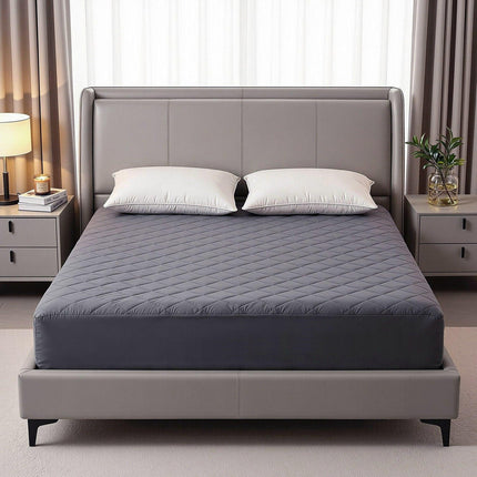 Giselle Water-Resistant Mattress Protector Microfiber 360° Fit Double.