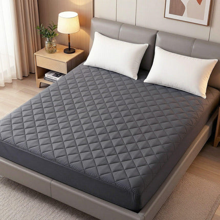 Giselle Water-Resistant Mattress Protector Microfiber 360° Fit Double.