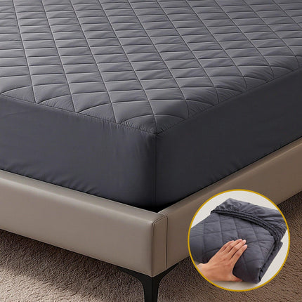 Giselle Water-Resistant Mattress Protector Microfiber 360° Fit Double.