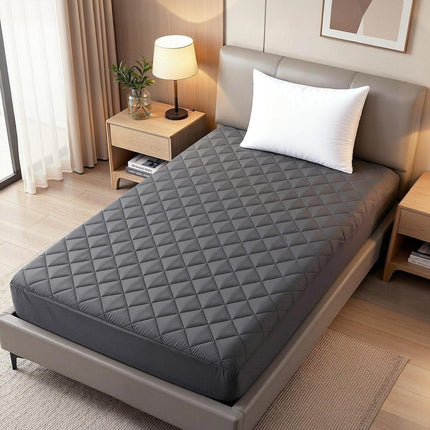 Giselle Water-Resistant Mattress Protector Microfiber 35cm 360° Fit Single.
