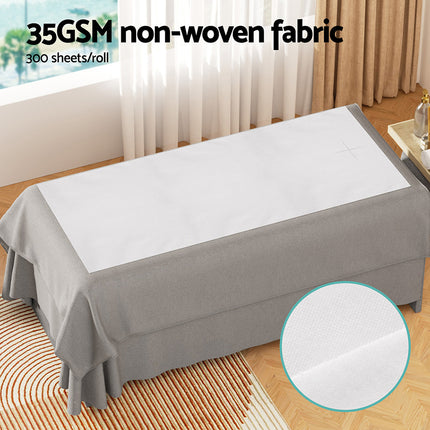 Zenses 80cm X 200cm Massage Table Cover 6 Rolls 300 Pieces.