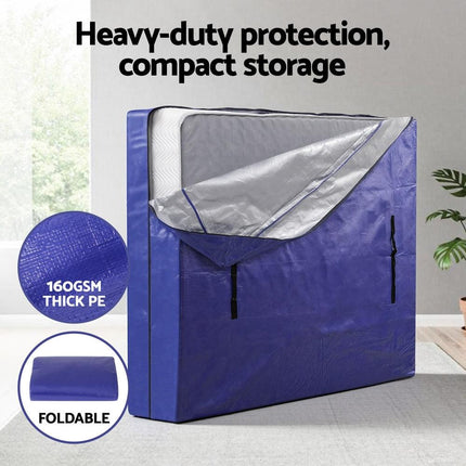 Atirss Mattress Bag Easy Moving Waterproof Storage Dust Cover Protector Queen.
