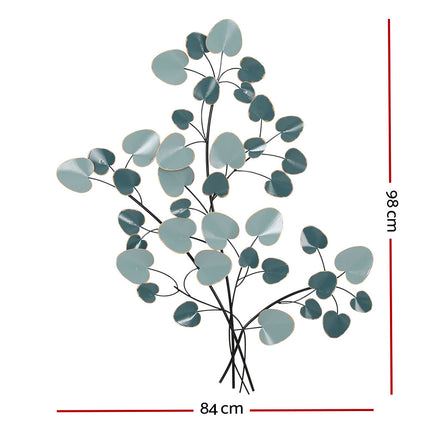 Artiss Metal Wall Art Hanging Sculpture Home Decor Leaf Tree of Life Framed.