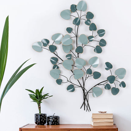 Artiss Metal Wall Art Hanging Sculpture Home Decor Leaf Tree of Life Framed.