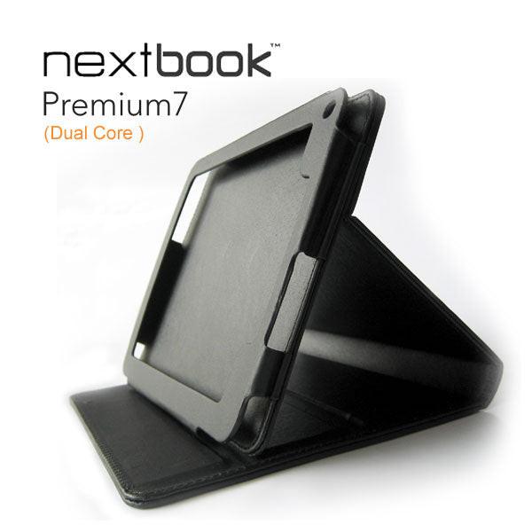 Stand Case for Nextbook Premium7 Tablets 727KC (Dual Core) - Black.