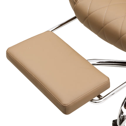 Artiss Executive Office Chair Leather Footrest Espresso.