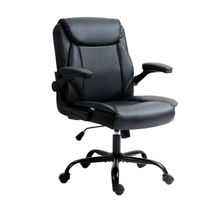 Artiss Executive Office Chair Mid Back Black.