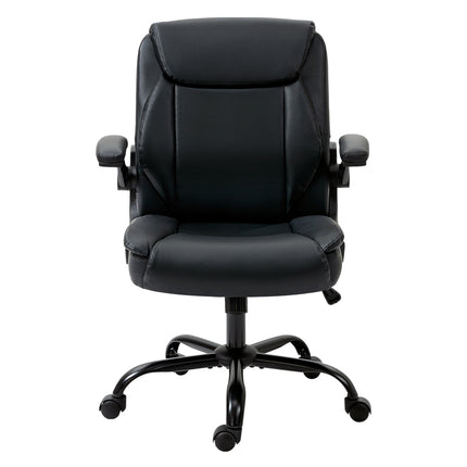 Artiss Executive Office Chair Mid Back Black.