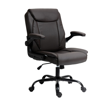 Artiss Executive Office Chair Mid Back Brwon.