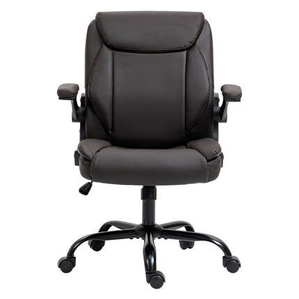 Artiss Executive Office Chair Mid Back Brwon.