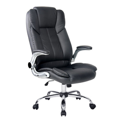 Artiss Executive Office Chair Leather Tilt Black.