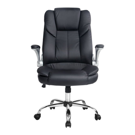 Artiss Executive Office Chair Leather Tilt Black.