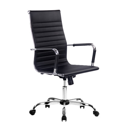 Artiss Office Chair Conference Chairs PU Leather High Back Black.