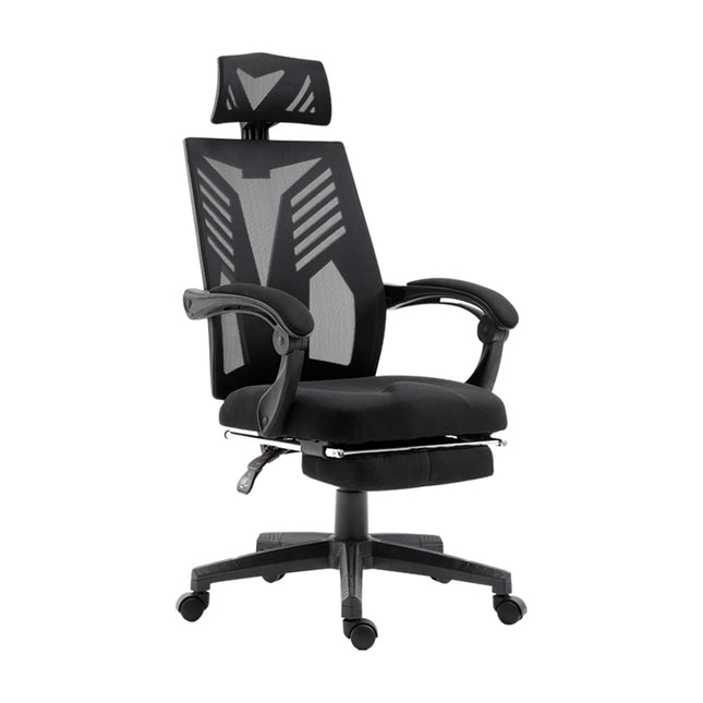 Artiss Mesh Office Chair Recliner Black.