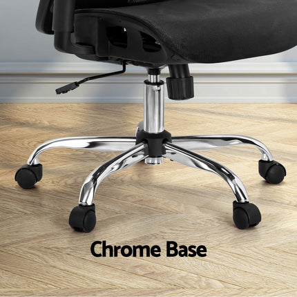 Artiss Ergonomic Office Chair Recline Black.