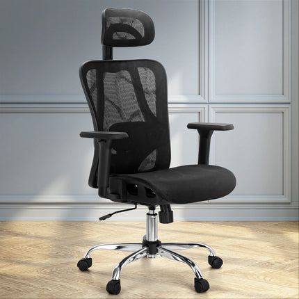 Artiss Ergonomic Office Chair Recline Black.