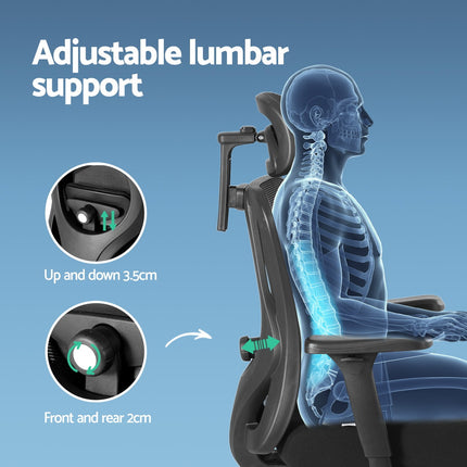 Artiss Ergonomic Mesh Office Chair Black.