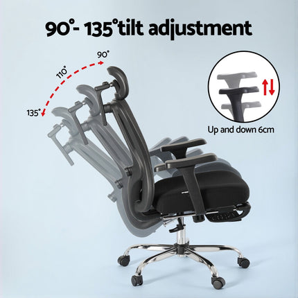 Artiss Ergonomic Mesh Office Chair Black.