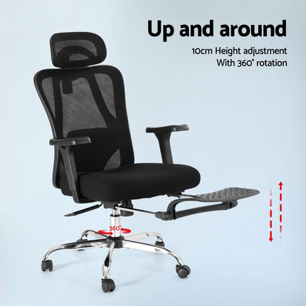 Artiss Ergonomic Mesh Office Chair Black.