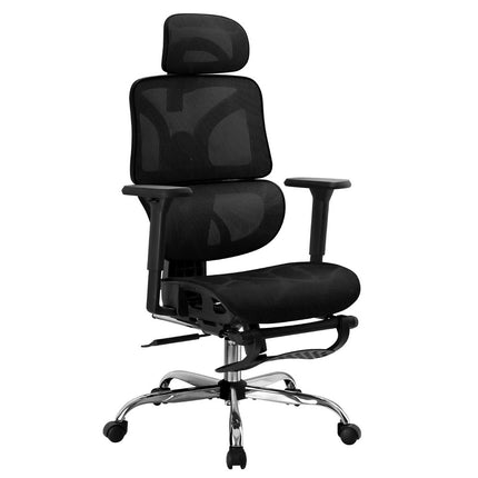 Artiss Ergonomic Office Chair Footrest Black.