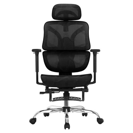 Artiss Ergonomic Office Chair Footrest Black.