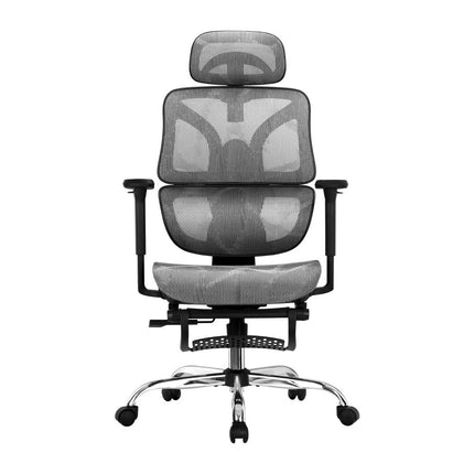Artiss Ergonomic Office Chair Footrest Grey.