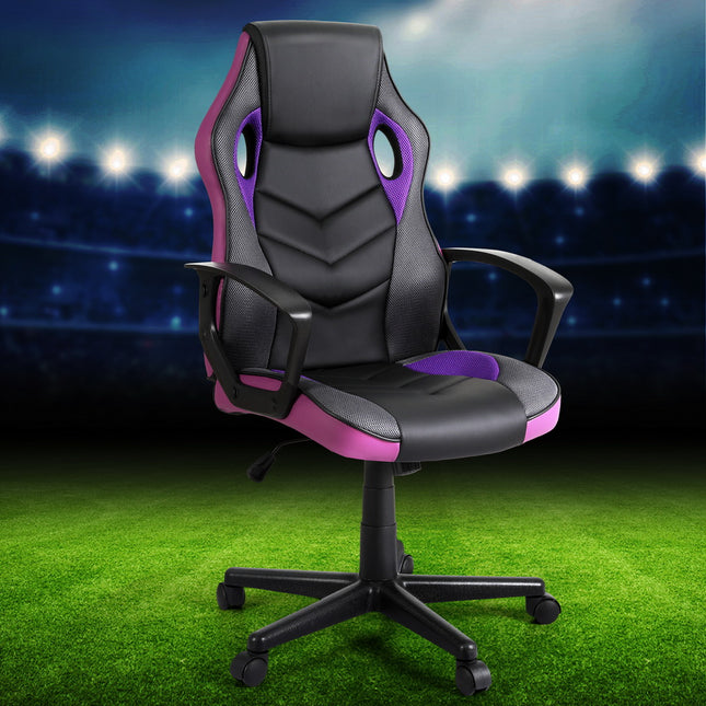 Artiss Gaming Office Chair Computer Chairs Purple.