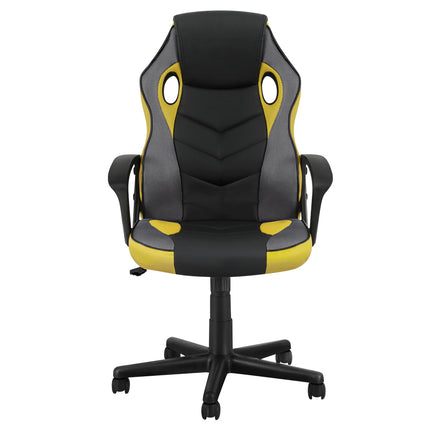 Artiss Gaming Office Chair Computer Executive Racing Chairs High Back Yellow.