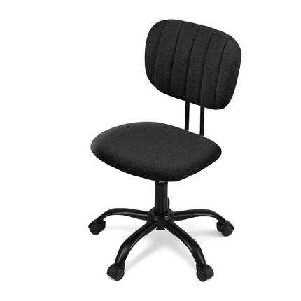 Artiss Ergonomic Office Chair Mesh Computer Desk Chairs with Lumbar Support, Height Adjustment Swivel Chair Mid Back for Home Office Study, Black and White.