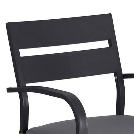 Gardeon Outdoor Bar Set 5-Piece Patio Dining Chairs Aluminium Table Stools.
