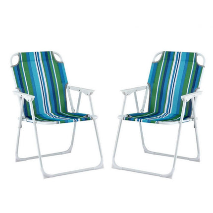 Gardeon Outdoor Chairs Folding Camping Chair Steel Portable Patio Furniture.