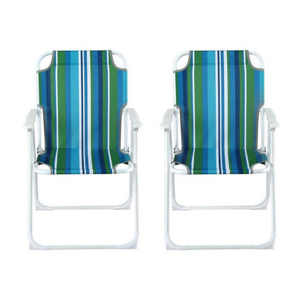 Gardeon Outdoor Chairs Folding Camping Chair Steel Portable Patio Furniture.