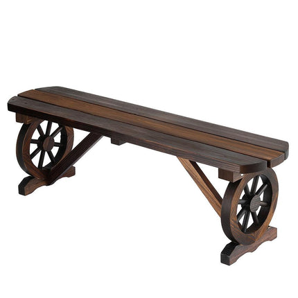Gardeon Outdoor Garden Bench Seat Wooden Patio Furniture Wagon Dining Chair.