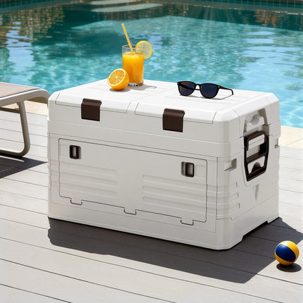 Gardeon 40L Outdoor Storage Box Foldable Camping Collapsible Bins Organizer.