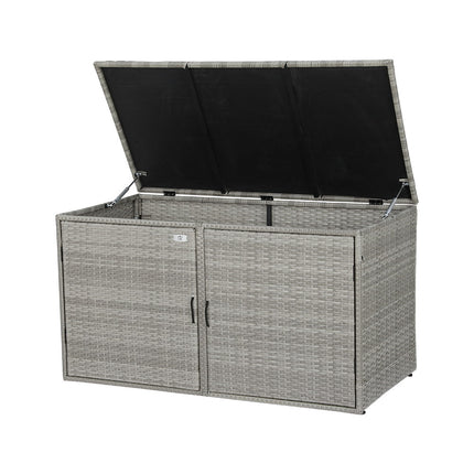Gardeon Outdoor Storage Cabinet Box Deck Wicker Shelf Chest Garden Shed Tools.