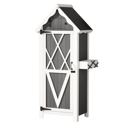 Gardeon Outdoor Storage Cabinet Shed Box Wooden Shelf Chest Garden Furniture.