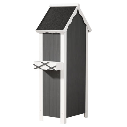 Gardeon Outdoor Storage Cabinet Shed Box Wooden Shelf Chest Garden Furniture.
