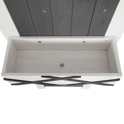 Gardeon Outdoor Storage Cabinet Shed Box Wooden Shelf Chest Garden Furniture.