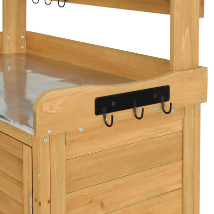 Gardeon Outdoor Storage Cabinet Box Potting Bench Table Shelf Chest Garden Shed.