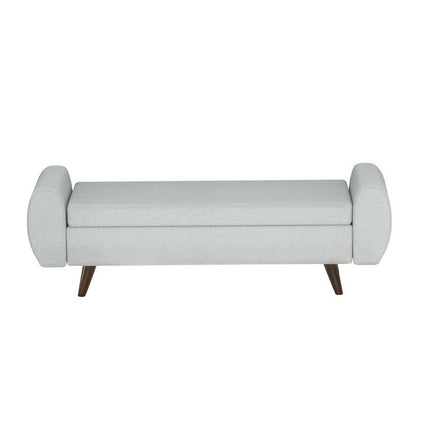 Artiss Storage Ottoman Blanket Box Armrest 140cm Grey.